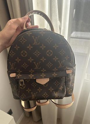 Рюкзак жіночий louis vuitton palm springs mini коричневий
