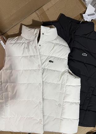 Жіночий двосторонній жилет lacoste женский двухсторонний