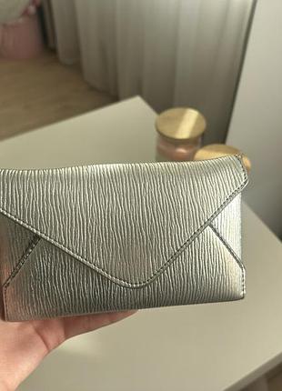 Клатч жіночий zara сріблястий