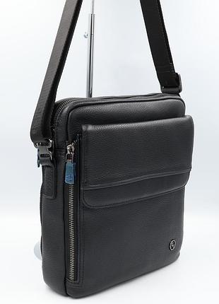 Сумка мужская натуральная кожа h.t 5455-3 black