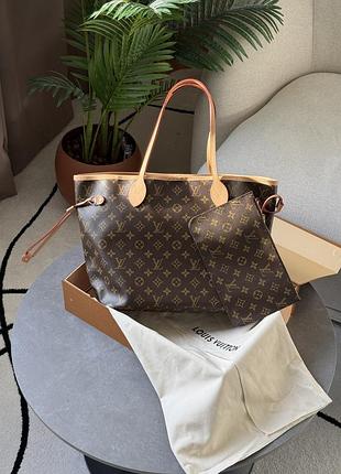 Сумка neverfull mm monogram canvas
