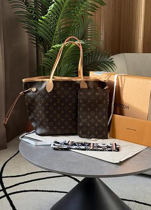 Сумка neverfull mm monogram canvas 2