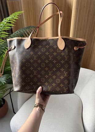Сумка neverfull mm monogram canvas 4