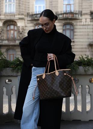 Сумка neverfull mm monogram canvas 10