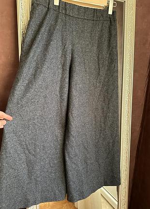 Стильні вовняні шорти/ кюлоти massimo dutti