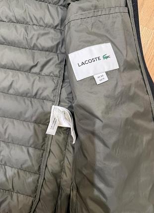 Пуховая жилетка lacoste 2