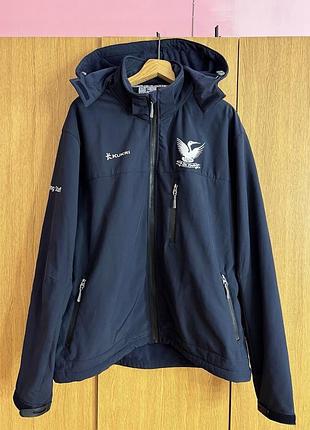Куртка чоловіча демісезонна kukri 4xl синя з логотипом