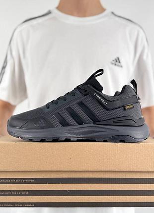 Термо кросівки adidas terrex gtx dark grey black