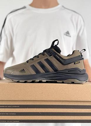 Термо кросівки adidas terrex gtx brown black