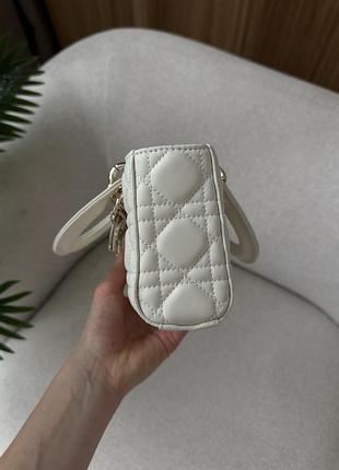 Сумочка lady d-joy small bag white🤍 4