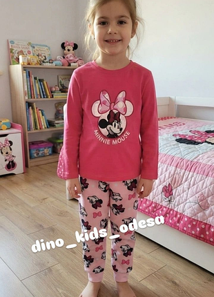 Флисовая пижама для девочки minnie mouse