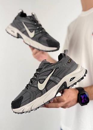 Термо кросівки nike v2k gtx grey white 6