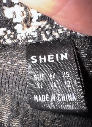 Твідова міні спідниця shein 8