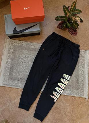 Штани air jordan m j flt mvp fleece pant black dv1603-010