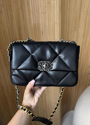 Сумочка 19 large handbag black/silver😍 2