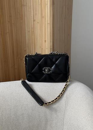 Сумочка 19 large handbag black/silver😍 3