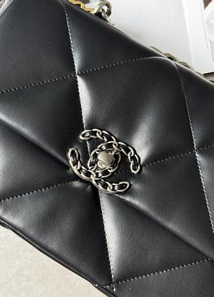 Сумочка 19 large handbag black/silver😍 4