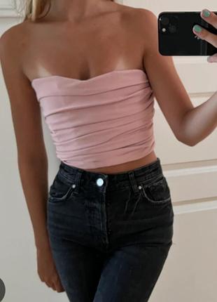 Топ-бандо корсетний zara 4