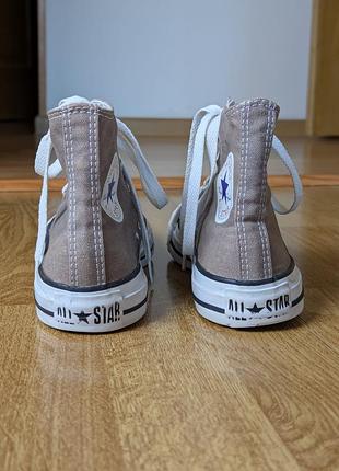 Кеды converse женские высокие серые (оригинал) 4