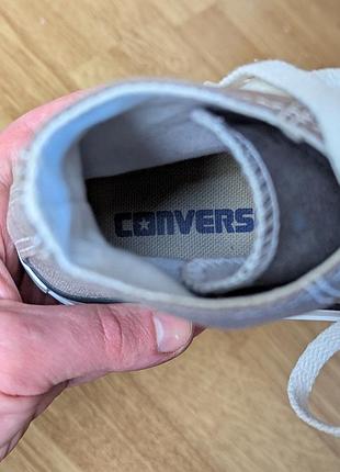 Кеды converse женские высокие серые (оригинал) 8