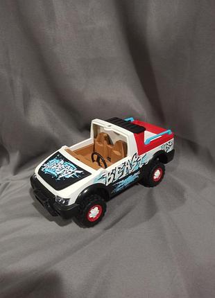 Машинка для ралли внедорожный пикап из набора playmobil city life rally car,