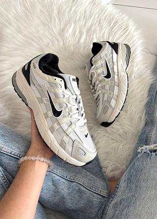 Чоловічі кросівки nike p-6000 platinum tint black gore-tex termo
