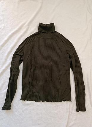 Водолазка zara в рубчик