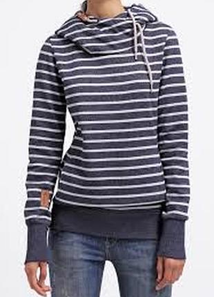 Теплый лонгслив- толстовка с капюшоном/ s/ brend ragwear