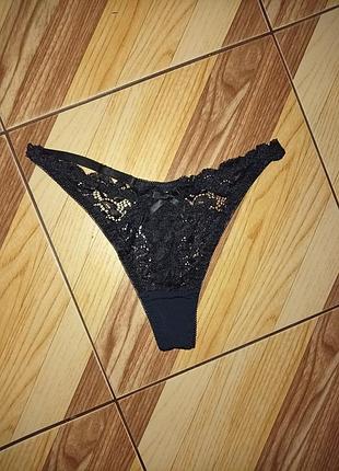 Трусики стринги ажурные 2