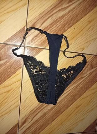 Трусики стринги ажурные 4