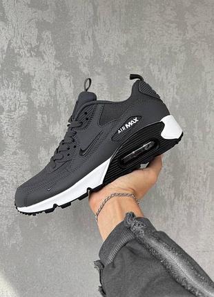 Чоловічі кросівки nike air max 90 x cordura grey waterproof