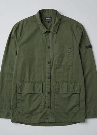 Barbour international овершот мужской куртка - рубашка карго милитари оригинал.