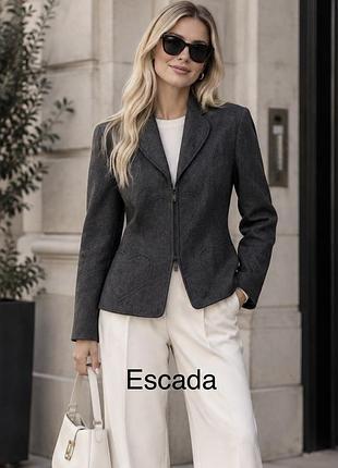 Жакет жіночий escada margaretha ley сірий