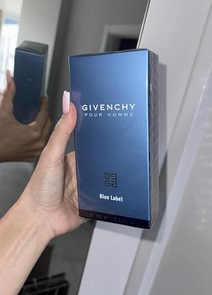 Чоловічі парфуми givenchy blue label pour homme 100 ml франція парфюм живанши