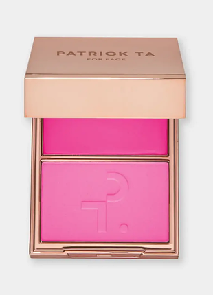 Patrick ta major headlines double-take crème &amp; powder blush duo - кремовые и пудровые румяна - she's giving