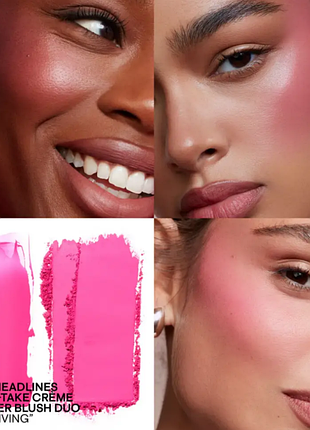 Patrick ta major headlines double-take crème & powder blush duo - кремові та пудрові рум'яна - she's giving 2