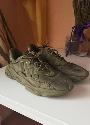 Кросівки чоловічі adidas ozweego хакі us 9
