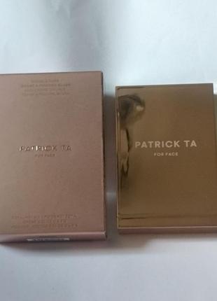 Patrick ta major headlines double-take crème & powder blush duo - кремові та пудрові рум'яна - she's giving 4