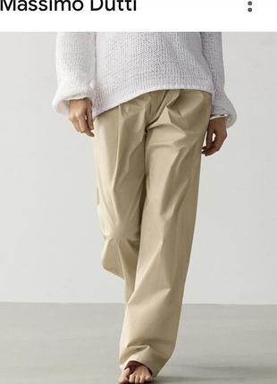 Massimo dutti  штани з тонкої бавовни