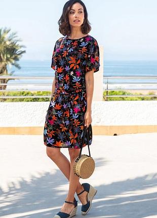 Вискозное платье 👗 большого размера