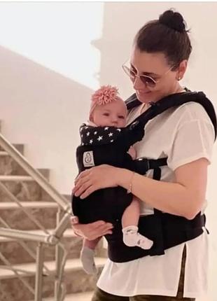 Дитяча ергомічна переноска, кенгуру, слінг solomonbaby від 0 до 4 років