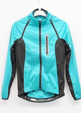 Велокуртка-трансформер crane convertible jacket s/eu 36-38 жіноче вело джерсі 2-в-1 жилетка для бігу