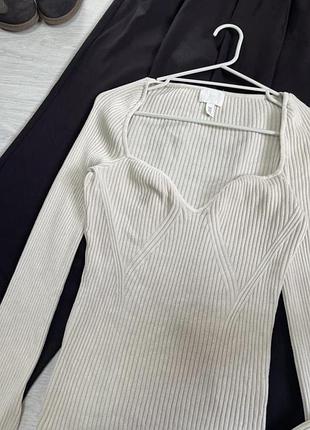 Кофтинка в рубчик h&m 4