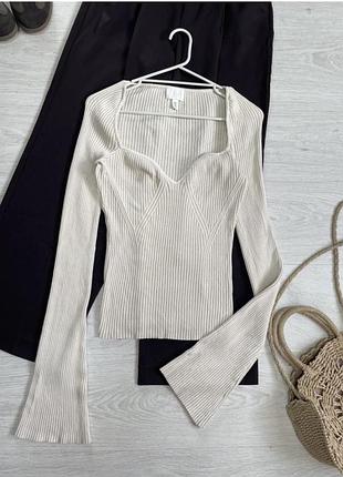 Кофтинка в рубчик h&m 2