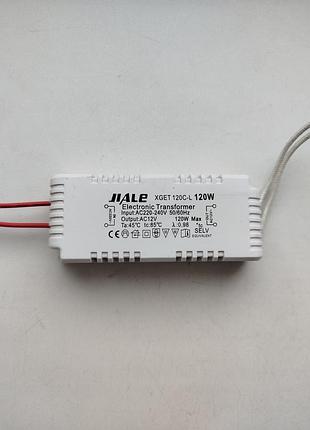 Драйвер понижающий трансформатор для галогенной люстры 220-12 в 220v 12v 120 вт