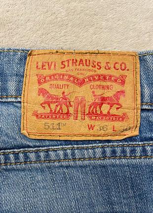 Джинси levi’s 511 w36 l30 3
