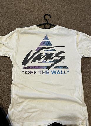 Лонгслів чоловічий vans off the wall білий 3
