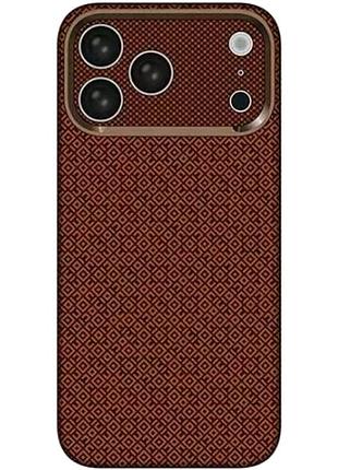 Чехол pc sparta slim shield with magnetic fit для apple iphone 17 pro (6.3") brown