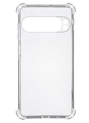 Tpu чехол getman ease logo усиленные углы full camera для google pixel 11 pro бесцветный (прозрачный)