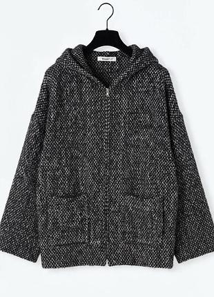 Бомбер / полупальто свободного oversize кроя, casual style
